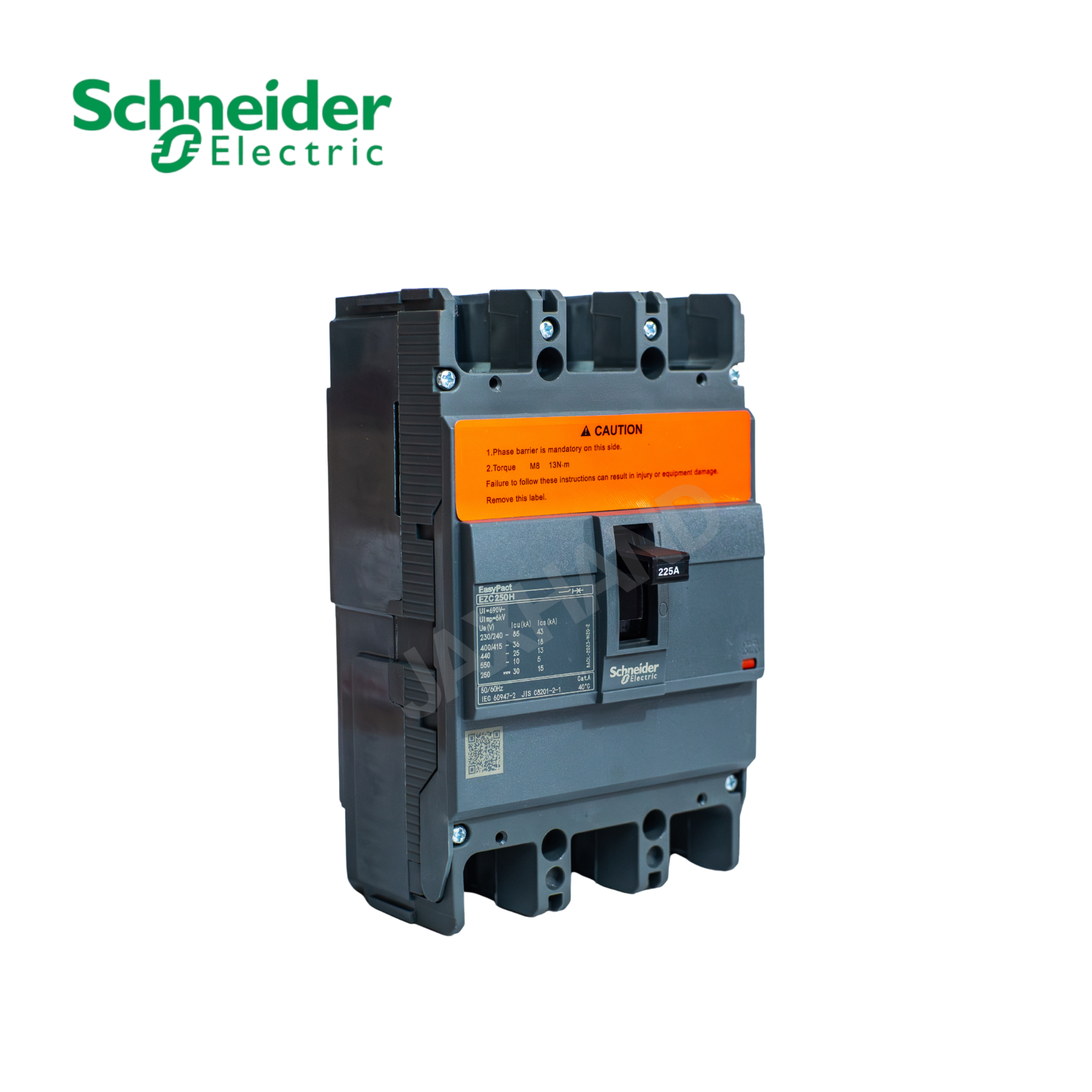 Schneider AC/DC Molded Case Circuit Breaker 3Poles 15A - 250A