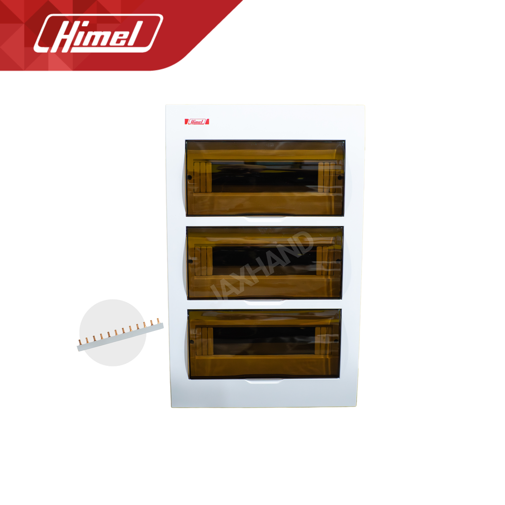 Himel 36 Ways Flush Mounted Distribution Box with comb busbar