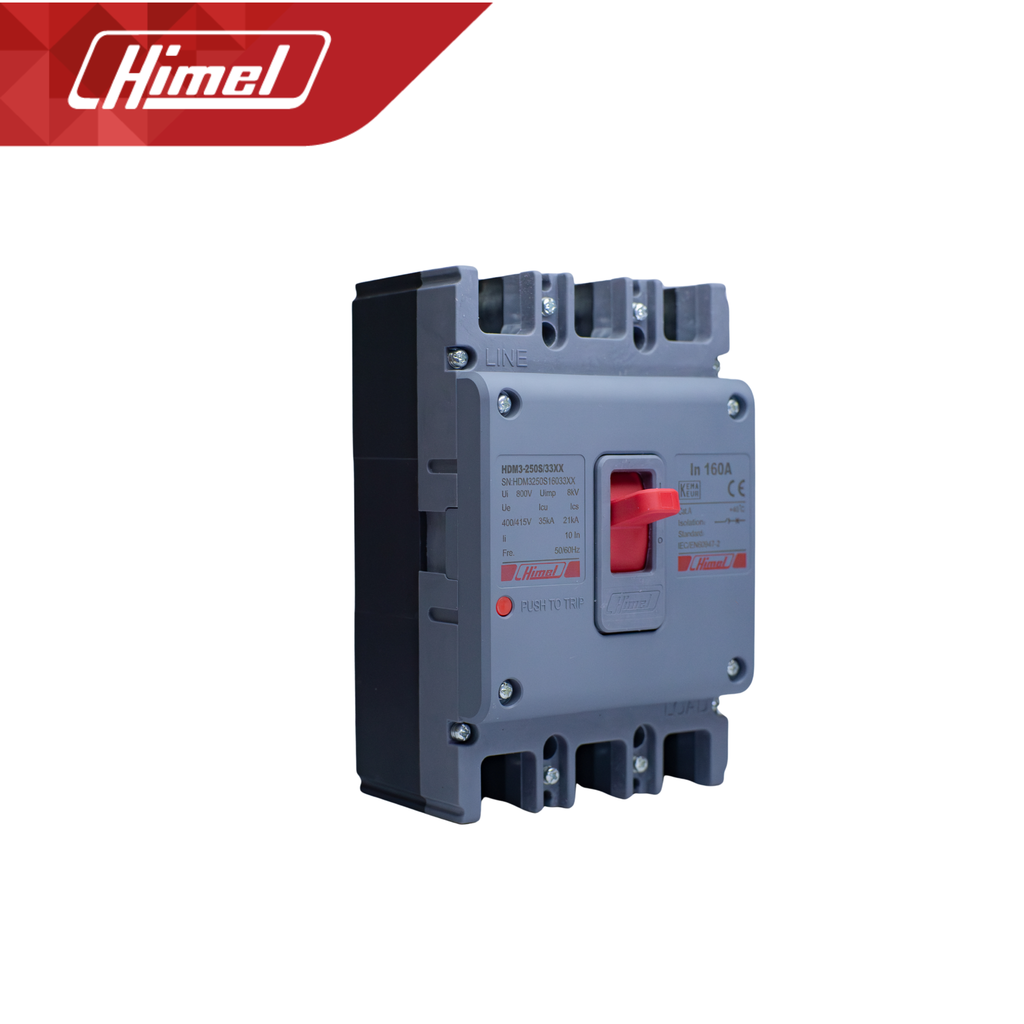 Himel Molded Case Circuit Breaker 3 Poles 125A-250A HDM3 series