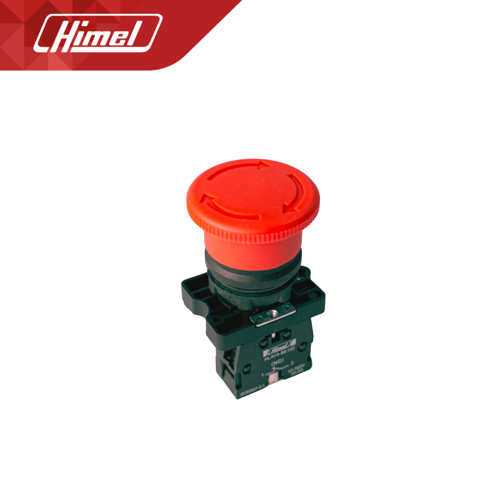 Himel Emergency Stop 220V | 22mm mounting | 40mm and 60 mm Head Diameter